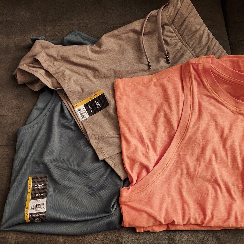 Athletic Works Bundle NWT - 2 Tops, 1 Short